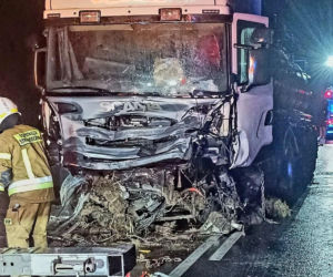 Tragiczny wypadek na DK 16 w Jędrychowie