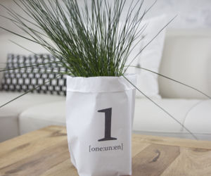 DIY: papierowa torba osłonka na doniczkę