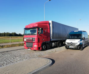 Kontrola ITD na S8. Niebezpieczne odpady w litewskiej ciężarówce [ZDJĘCIA]