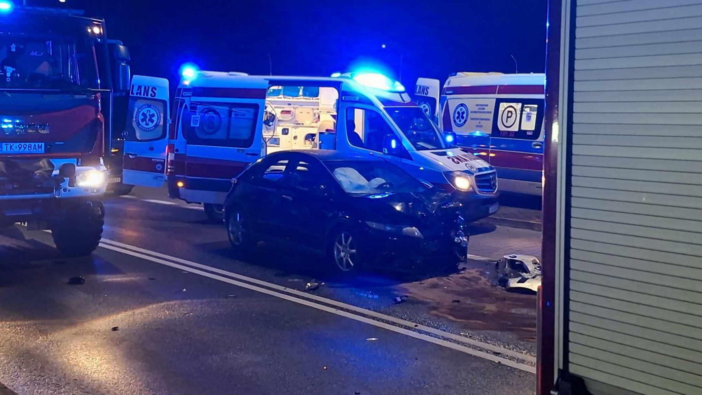 29.07.25 Starachowice. Wypadek na wiadukcie