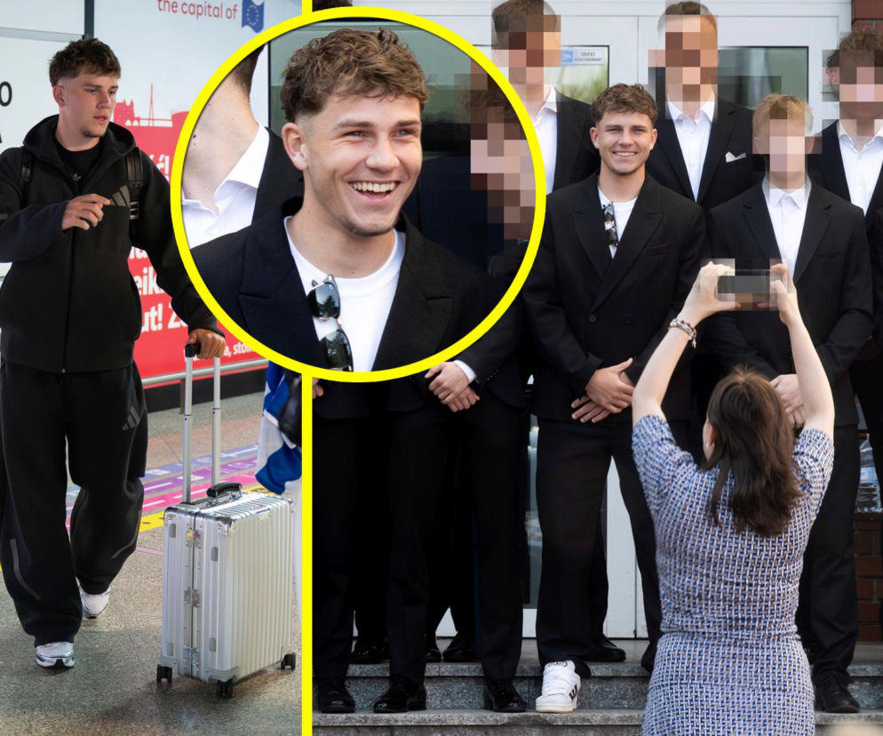 Oskar Pietuszewski zdaje maturę zaraz po zdobyciu mistrzostwa. Zaskoczył swoim ubiorem w szkole