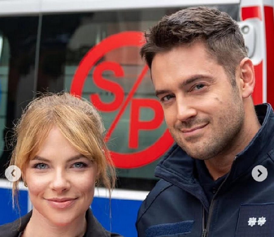 Na sygnale. Basia (Anna Wysocka-Jaworska), Michał (Krystian Kukułka)