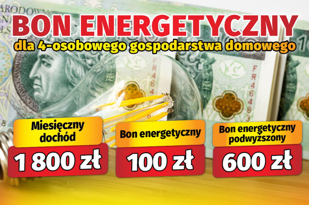 Bon energetyczny dla 4-osobowego gospodarstwa domowego