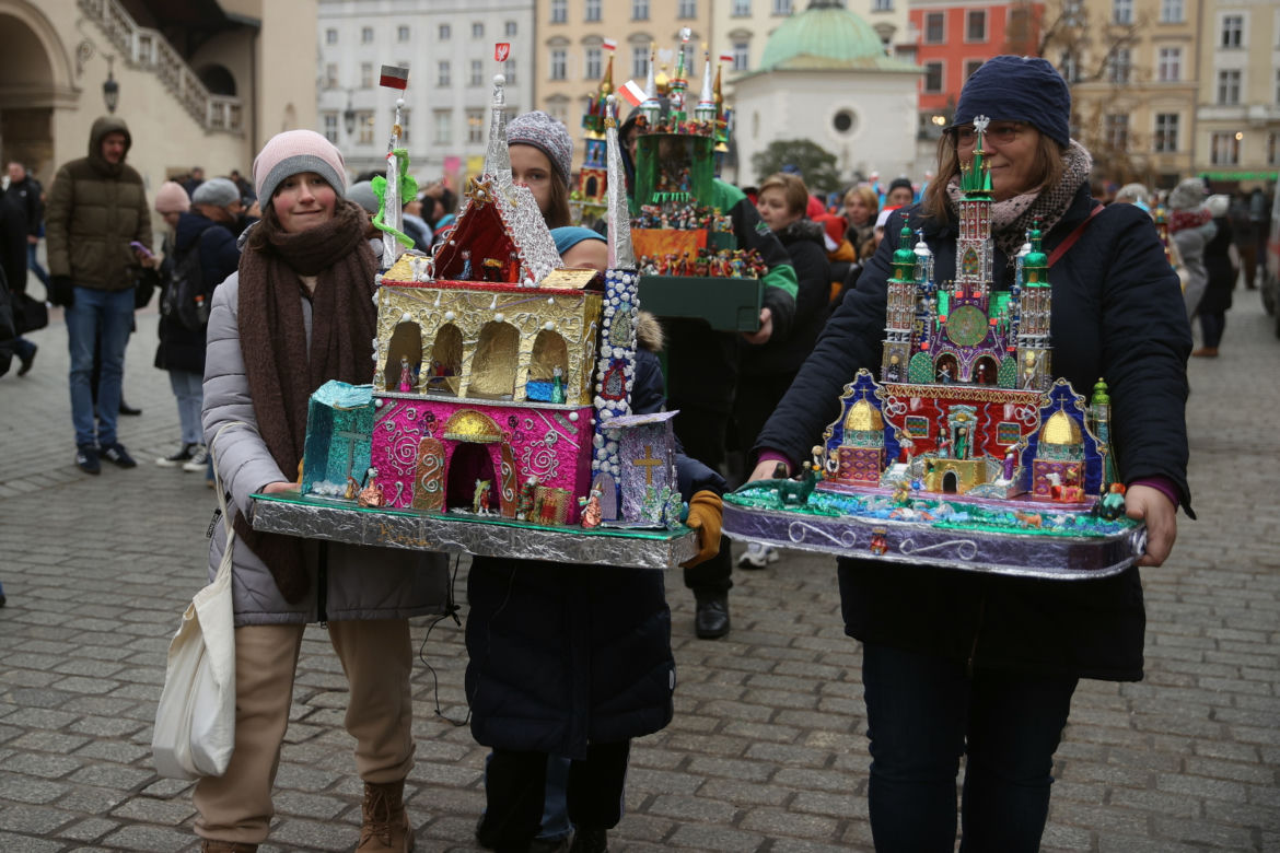 Świąteczne szopki w Krakowie 2022.