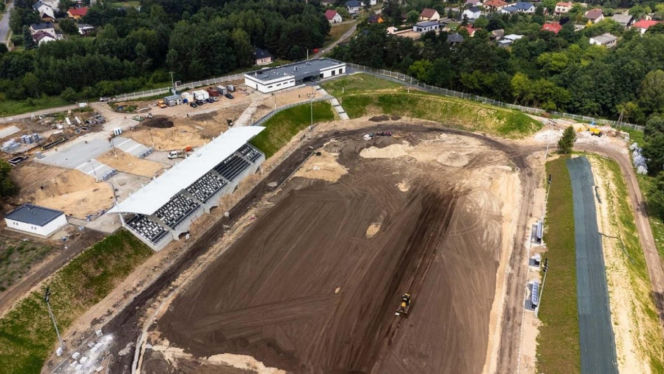 Remont stadionu Granatu w Skarżysku (lipiec 2026)