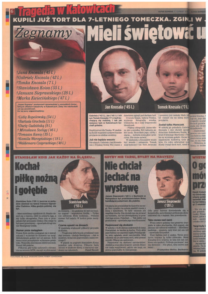 Katastrofa hali MTK w Katowicach. Materiały archiwalne