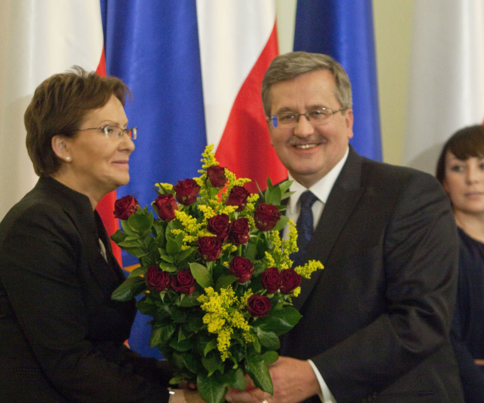 Bronisław Komorowski i Ewa Kopacz