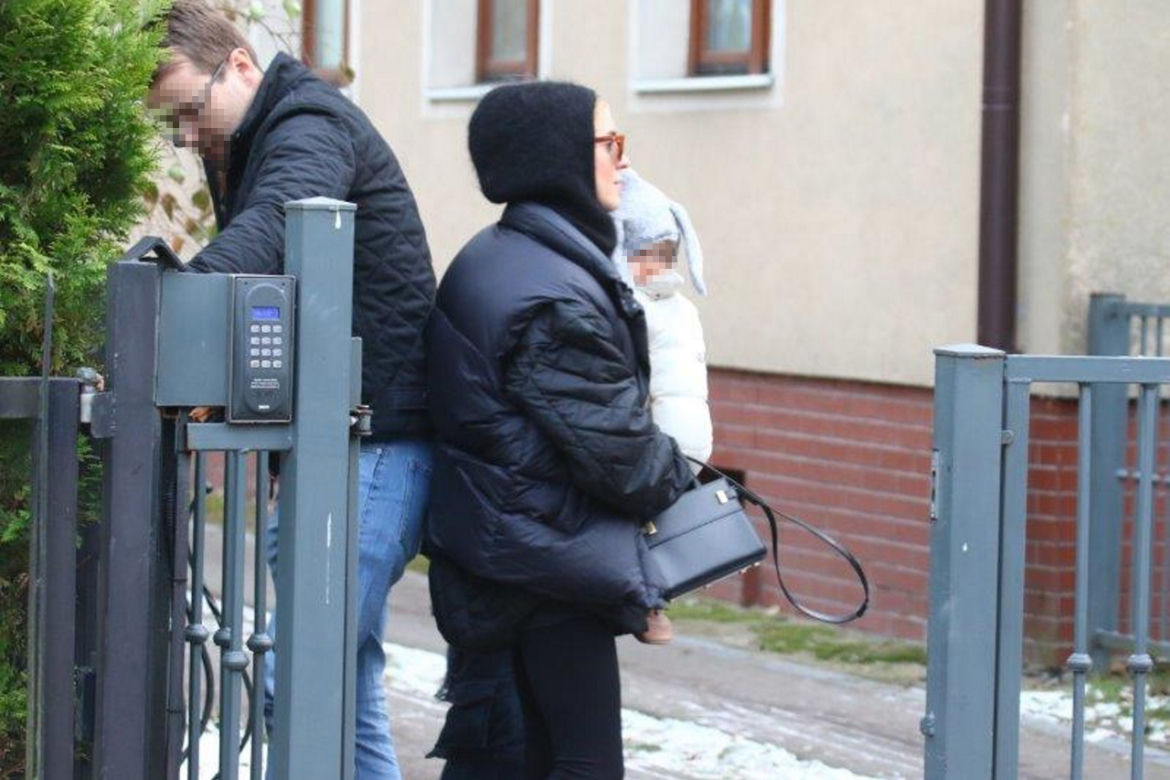 Donald Tusk z choinką