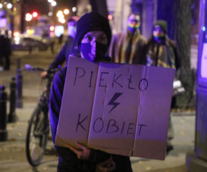 Protest kobiet w Warszawie