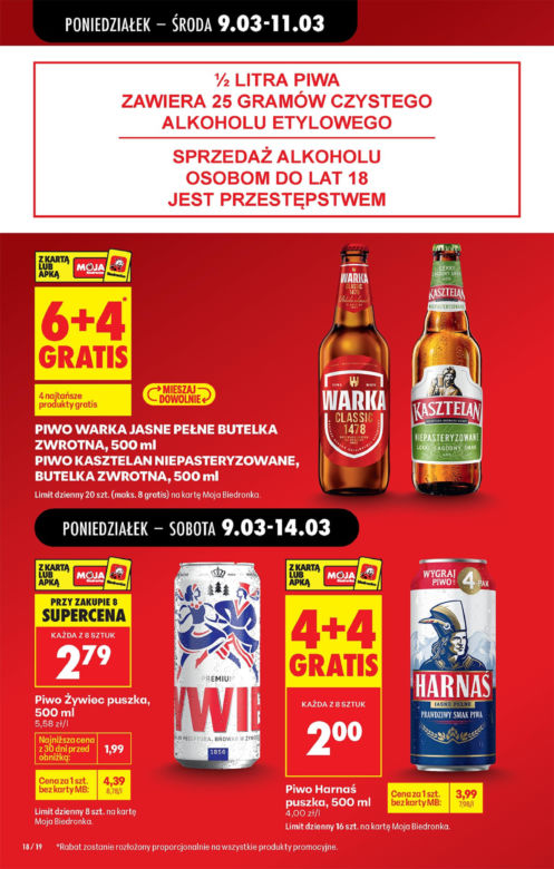 Biedronka - gazetka promocyjna 9.03.2026