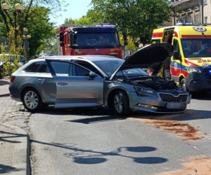 Wypadek samochodowy w Siedlcach