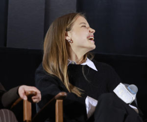 Iga Lis na pokazie filmu Bałtyk