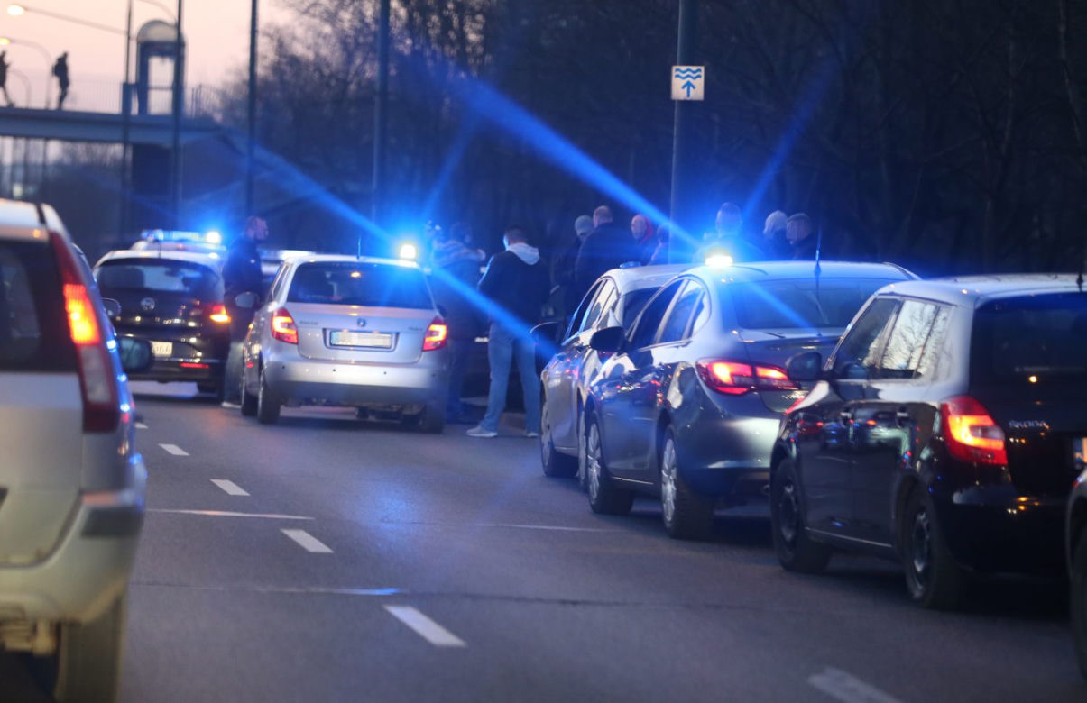 Zatrzymanie na Ostrobramskiej