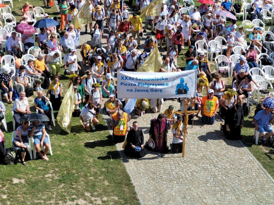 XXXII Pielgrzymka Zagłębiowska dotarła do Częstochowy