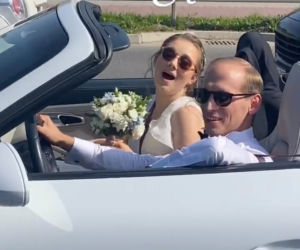 Julia Królikowska pojechała do ślubu Porsche 911 Turbo S Cabriolet