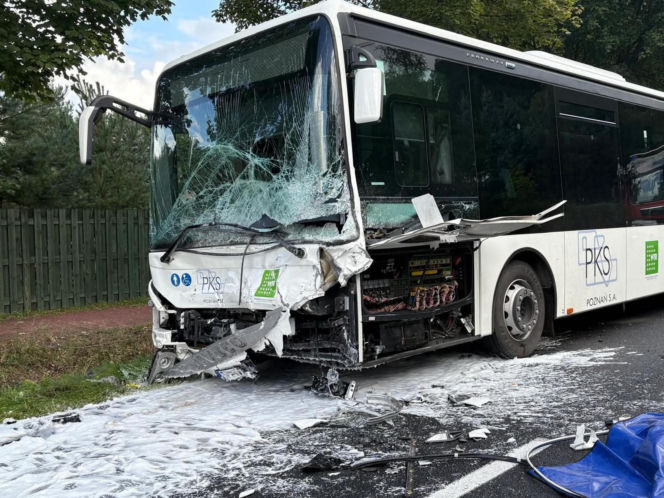 Wielkopolskie/ Trzy osoby zginęły w zderzeniu samochodu osobowego z autobusem