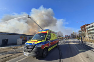 Pożar całodobowej Biedronki. „Materiał dowodowy uzasadnia wszczęcie śledztwa”