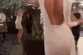 Bianka Chajzer na weselu