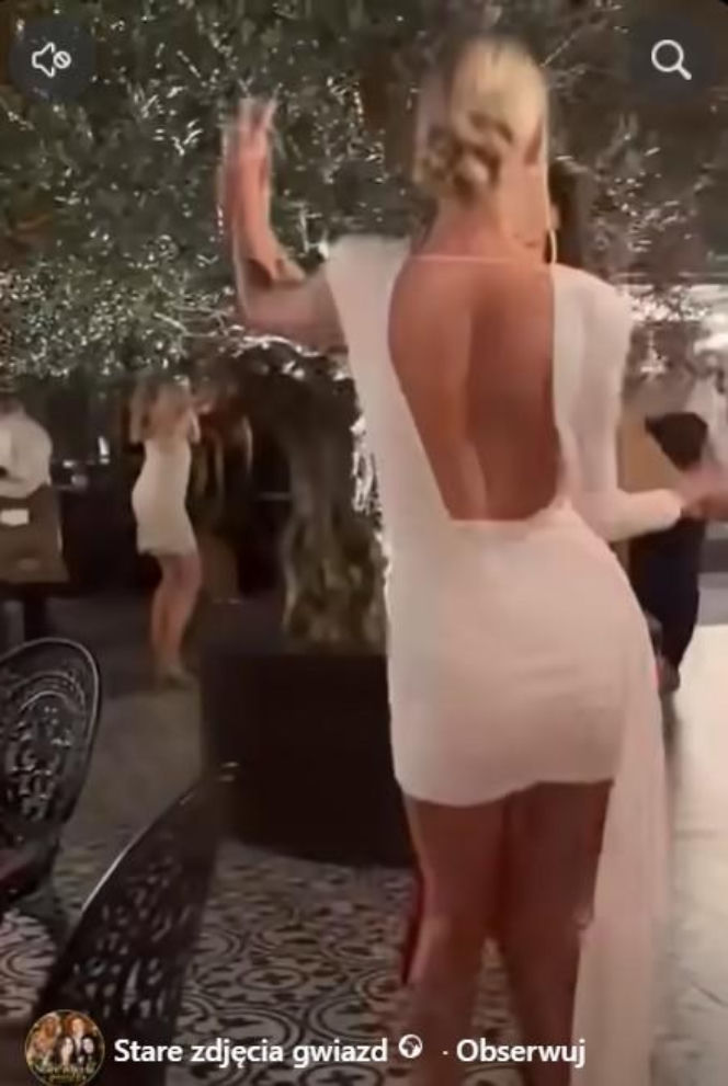 Bianka Chajzer na weselu