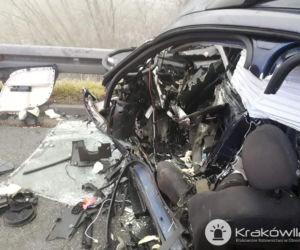 Wypadek w Zagórzu na DK94 w Małopolsce
