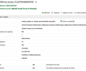 Praca w woj. warmińsko-mazurskim. Oferty z zarobkami powyżej 3 tys. złotych