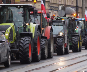 Strajk rolników w Bydgoszczy [ZDJĘIA]