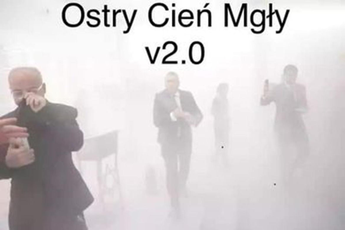 Grzegorz Braun z gaśnicą w Sejmie