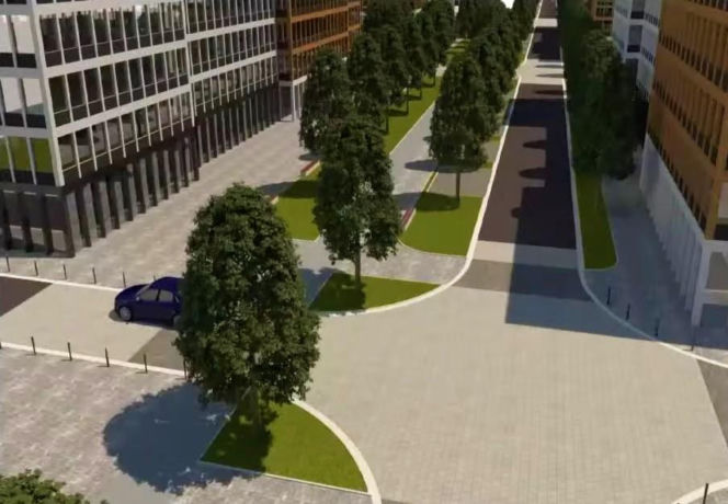 Nowy układ komunikacyjny na Kępie Parnickiej