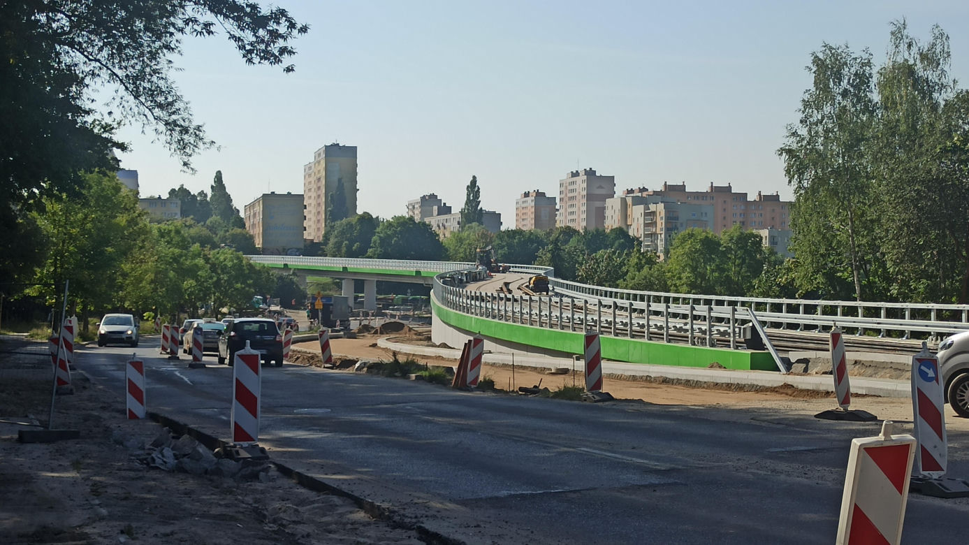 Próby obciążeniowe olsztyńskiej estakady 