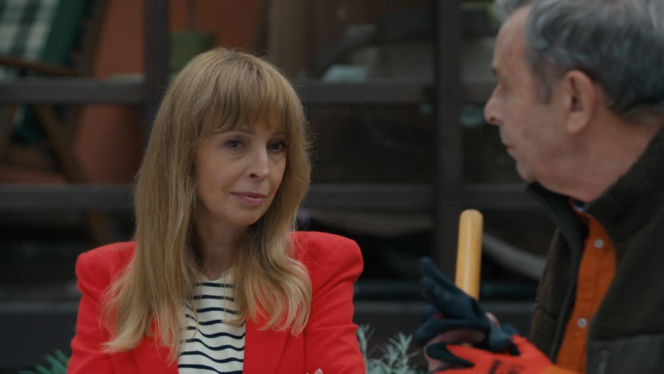 Barwy szczęścia, odc. 3297. Czesław (Marian Jaskulski), Agnieszka (Katarzyna Tlałka)