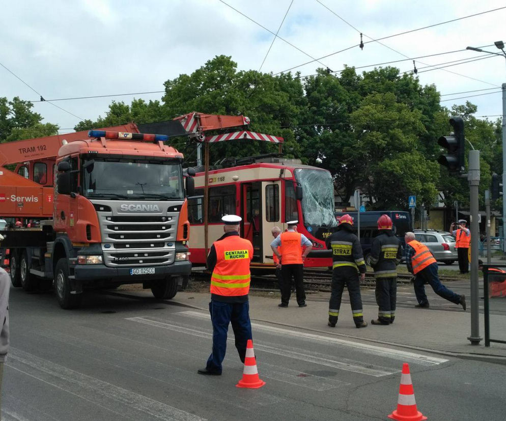 Czołowe zderzenie tramwajów w Gdańsku!