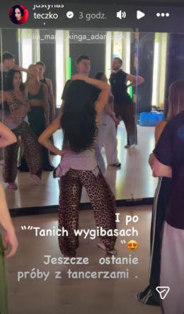 Steczkowska na próbach przed Opolem