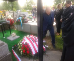 Pogrzeb Jerzego Pilcha w Kielcach. Przyjechali min. Grzegorz Turnau i Jan Nowicki	