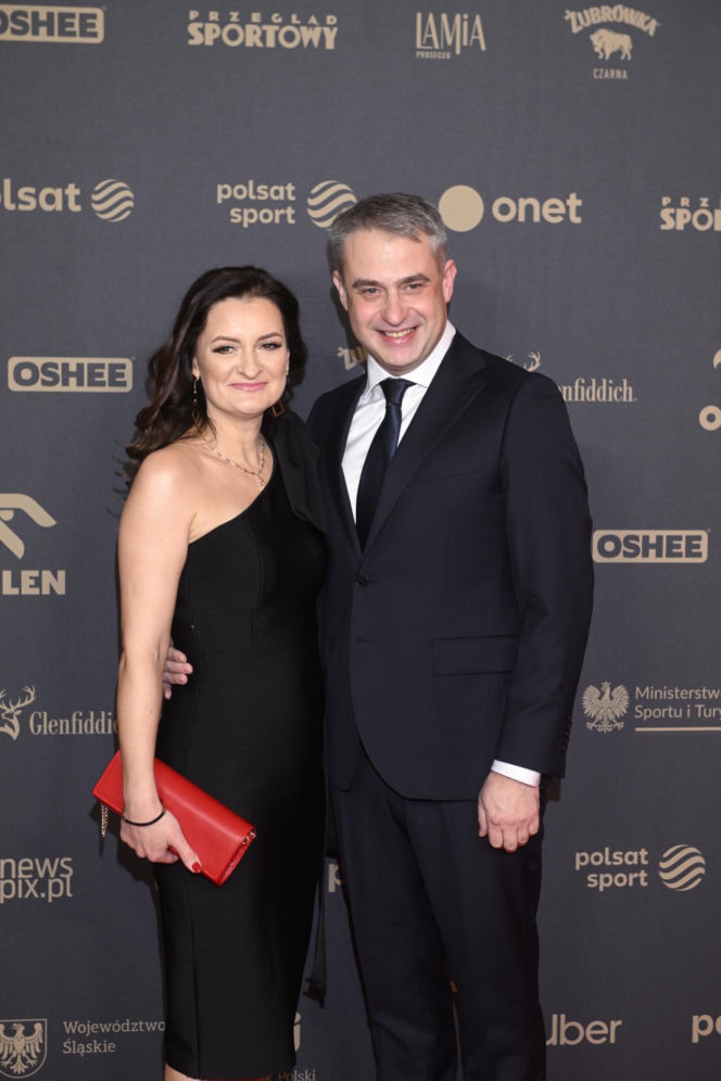 Krzysztof Gawkowski z żoną
