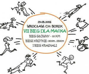 „Bieg dla Maćka” przy Centrum Handlowym Borek
