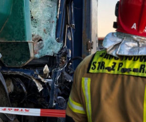 Wypadek na A4 w Katowicach