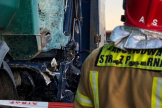Wypadek na A4 w Katowicach