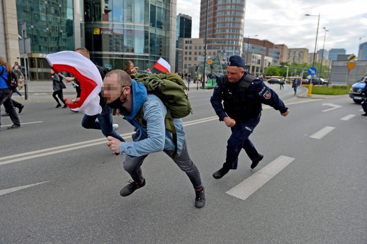 Protest przedsiębiorców w Warszawie