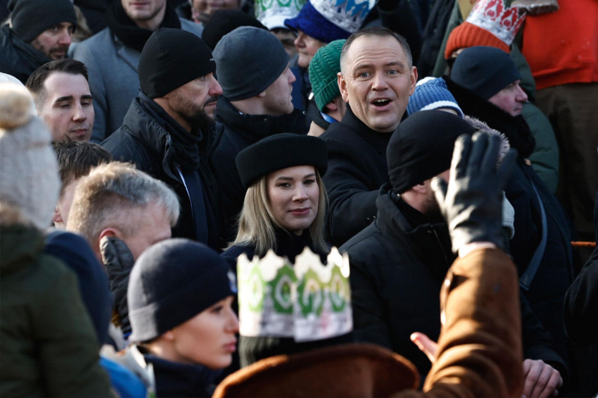 Karol i Marta Nawroccy na Orszaku Trzech Króli