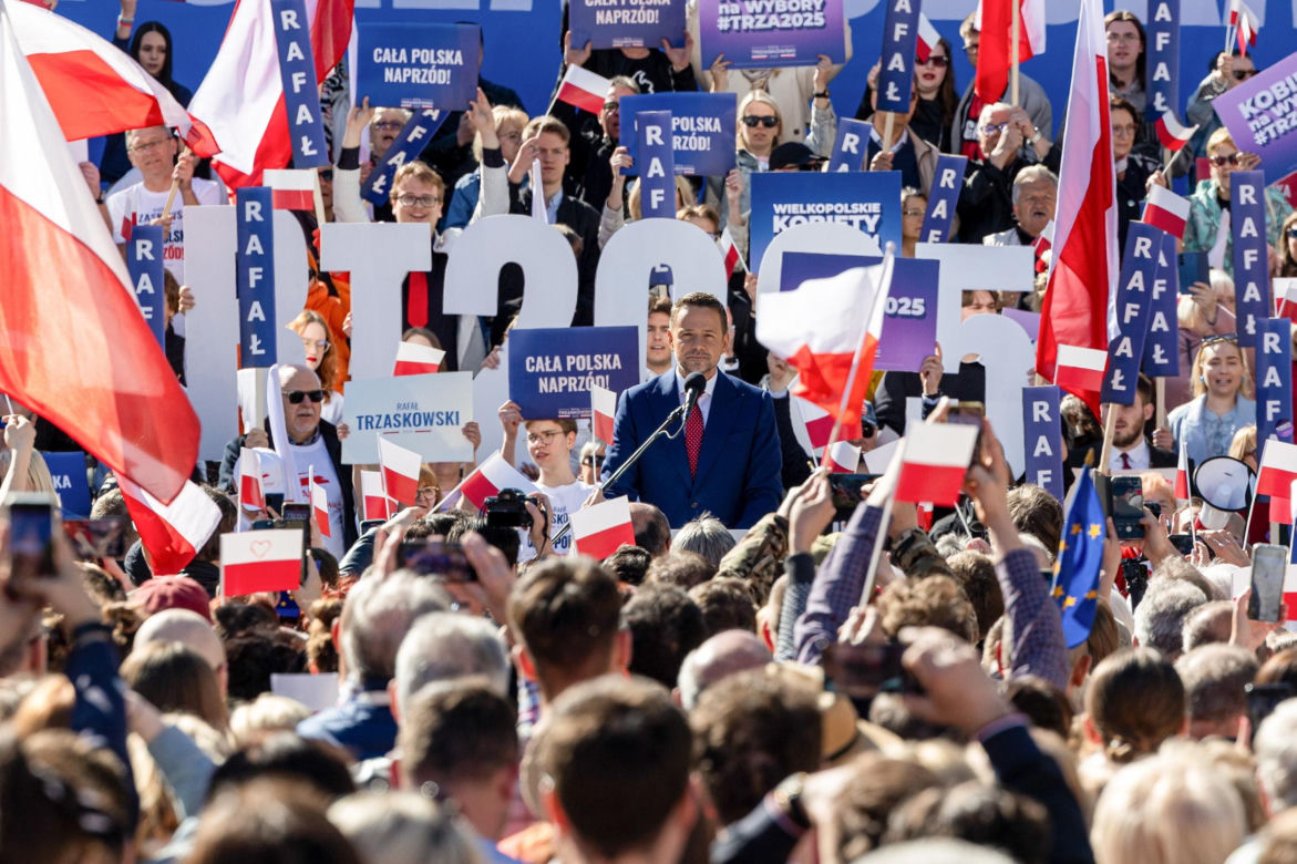 Wiec Rafała Trzaskowskiego w Poznaniu