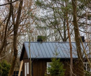 Domki fińskie na Polu Mokotowskim w Warszawie
