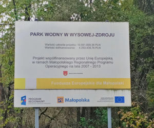 Opuszczony park wodny w Wysowej Zdrój