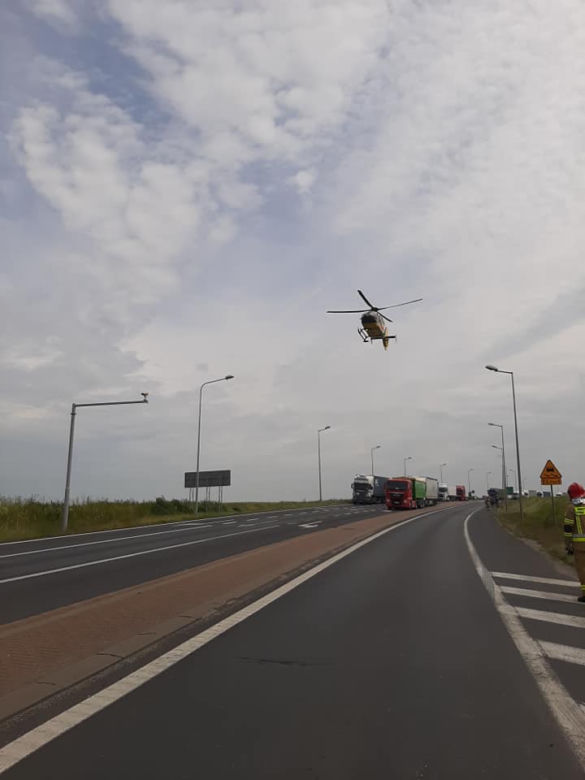 Wypadek na DK 10 w Nakle nad Notecią! Jedna osoba poszkodowana [ZDJĘCIA]
