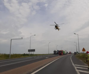 Wypadek na DK 10 w Nakle nad Notecią! Jedna osoba poszkodowana [ZDJĘCIA]
