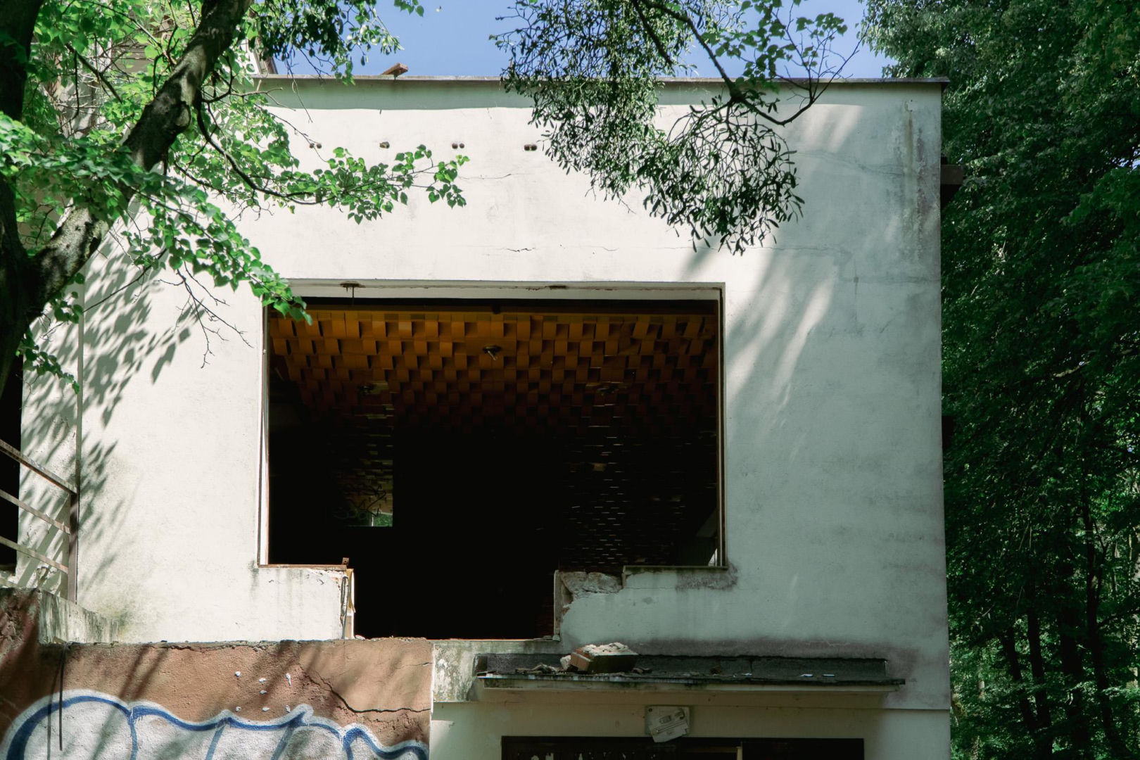 Ośrodek w Kiekrzu przed rozbiórką