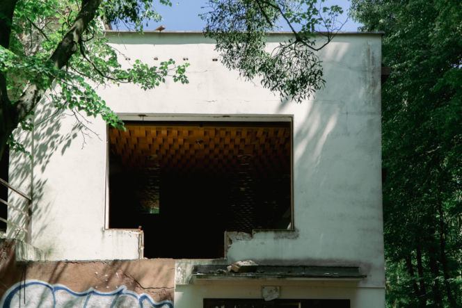 Ośrodek w Kiekrzu przed rozbiórką