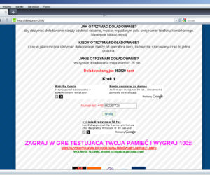 http://doladuj-za-25.tk - spam na NK i Śledziku