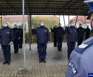 Nowi policjanci na Warmii i Mazurach. Ślubowało 45 funkcjonariuszy [ZDJĘCIA]