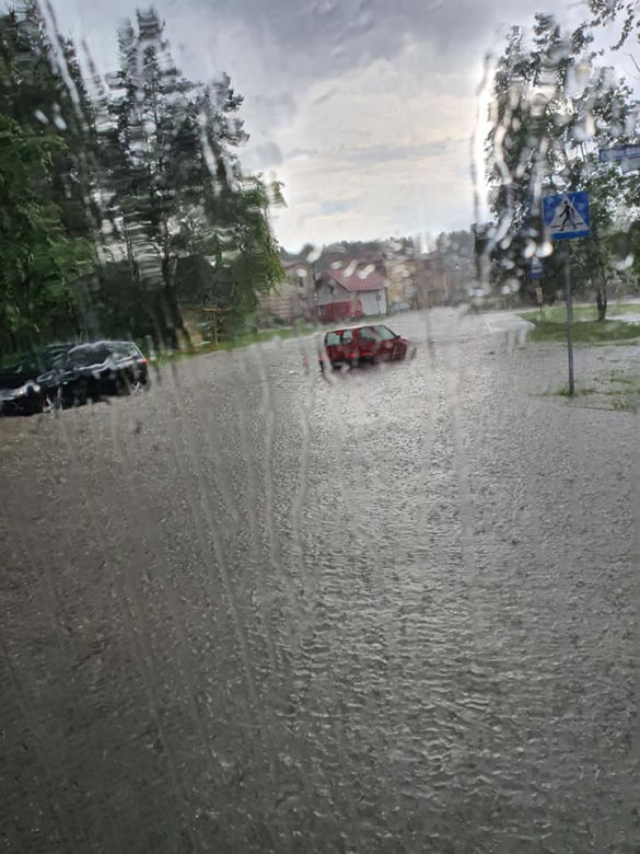 Potężne nawałnice znów zalały Małopolskę