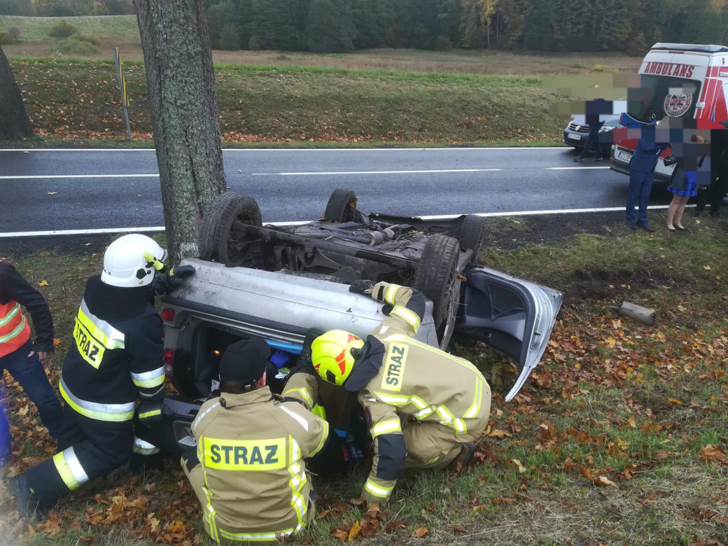 Wypadek na drodze krajowej nr 20